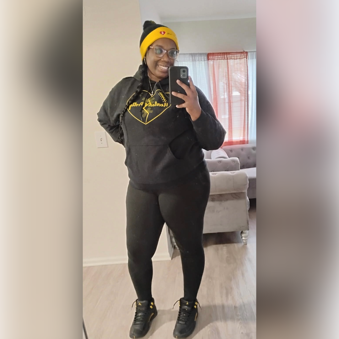 Healed & Pretty Black & Yellow Hoodie