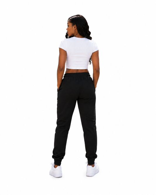 Healed & Pretty Women's Black Jogger Pants