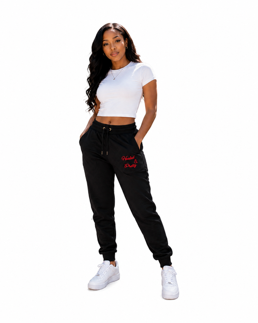 Healed & Pretty Women's Black Jogger Pants