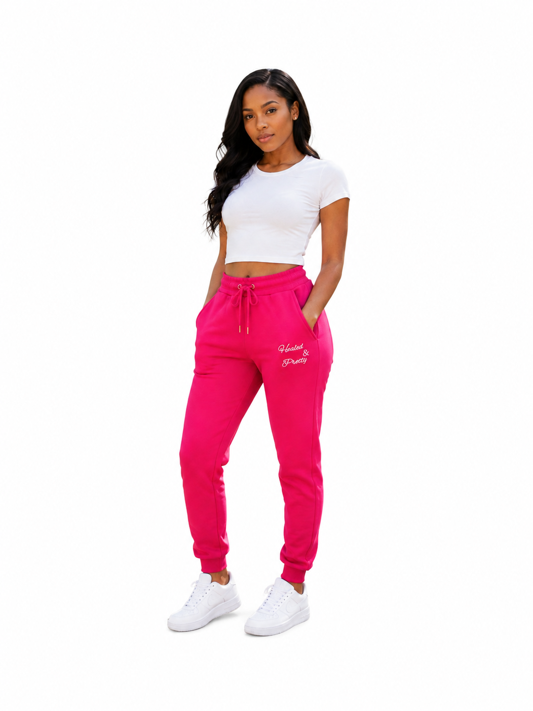 Healed & Pretty Pink Joggers Pants
